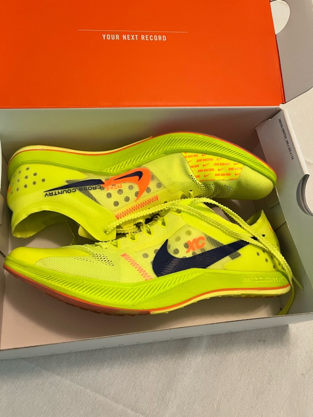 Nike Men's XC Racing Spike in Volt/Black